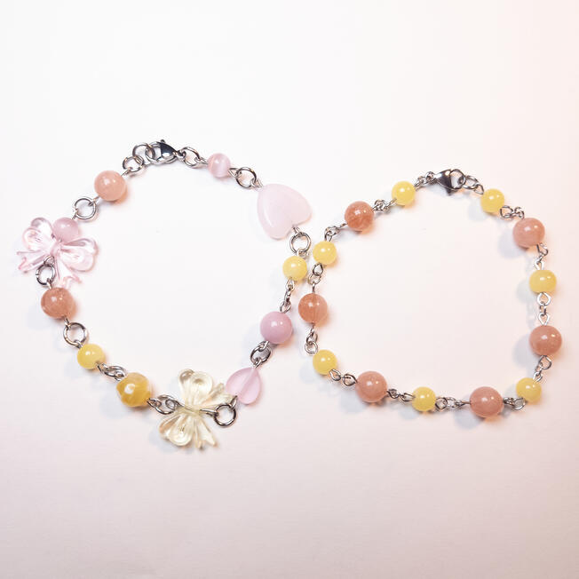 strawberry lemonade bracelets