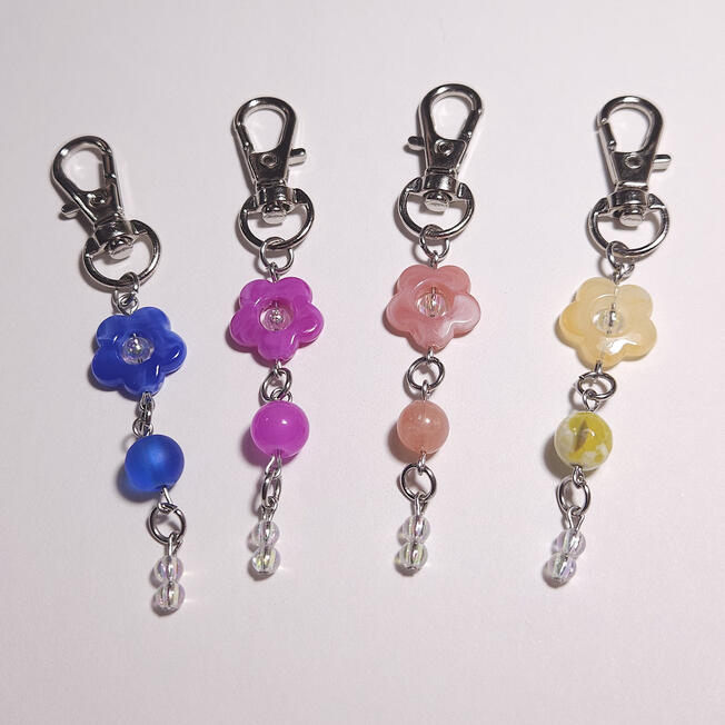 flower keychains