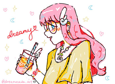 dreamie with strawberry lemonade